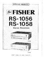 Fisher RS-1058 - Service Manual